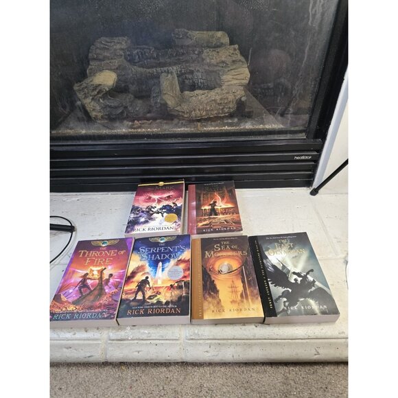 Rick Riordan Book Bundle Lot Of 6 Paperback The Sea Of Monsters & More - Picture 1 of 11